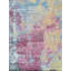Hand Knotted Abstract Area Rug in Beige/Lilac-1449239277