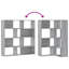 Azamat 140cm H x 85cm W Bookcase-4978880