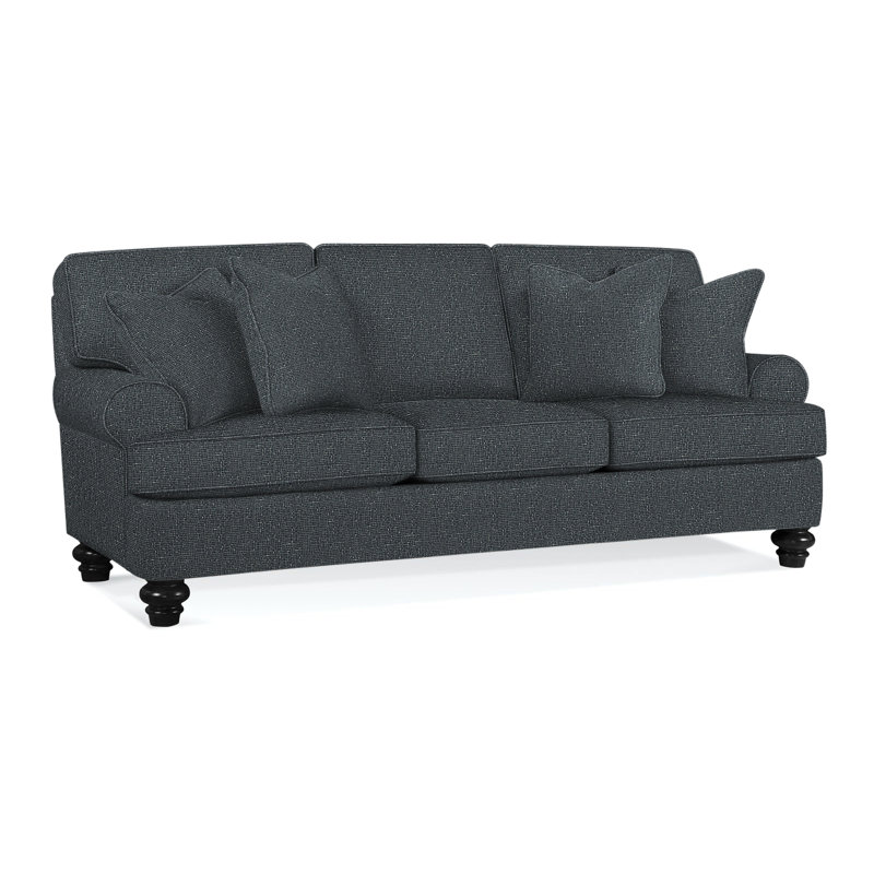 Lowell Sleeper Sofa, Beige Performance Fabric; 0851-73, Gel Memory Foam Mattress, Black