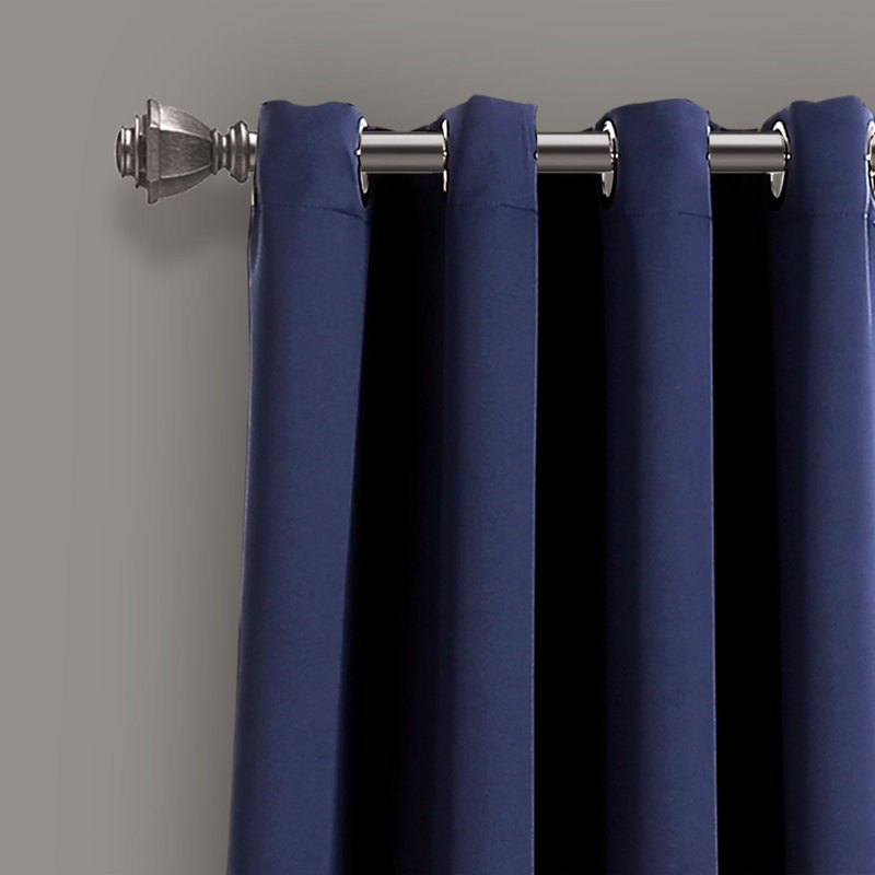 Blackout Curtain Pair, Navy