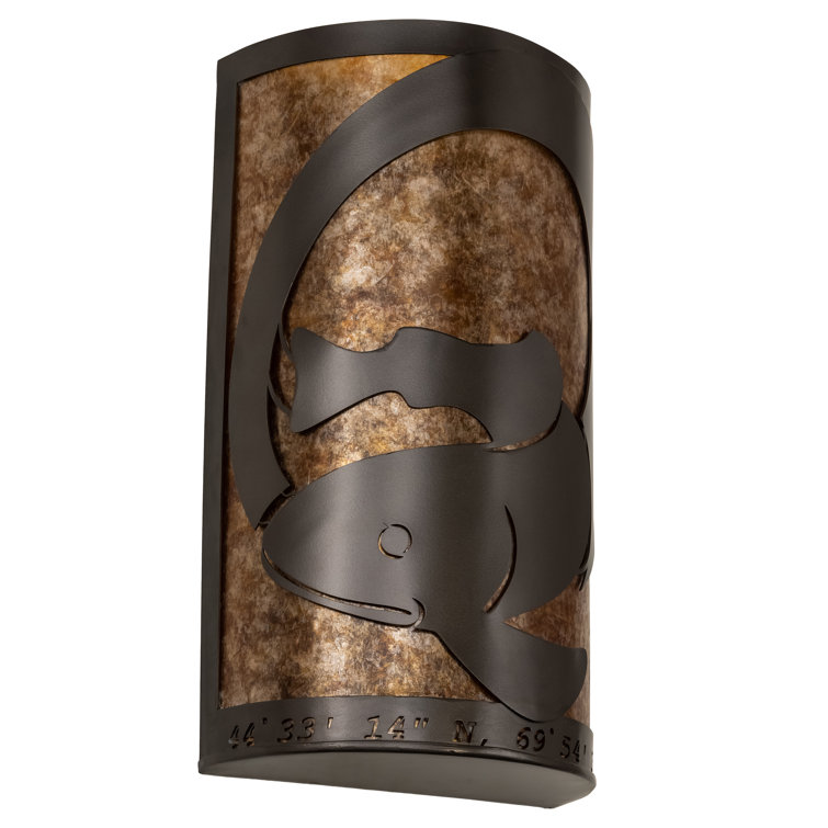 Personalized 2 - Light Flush Mounted Sconce