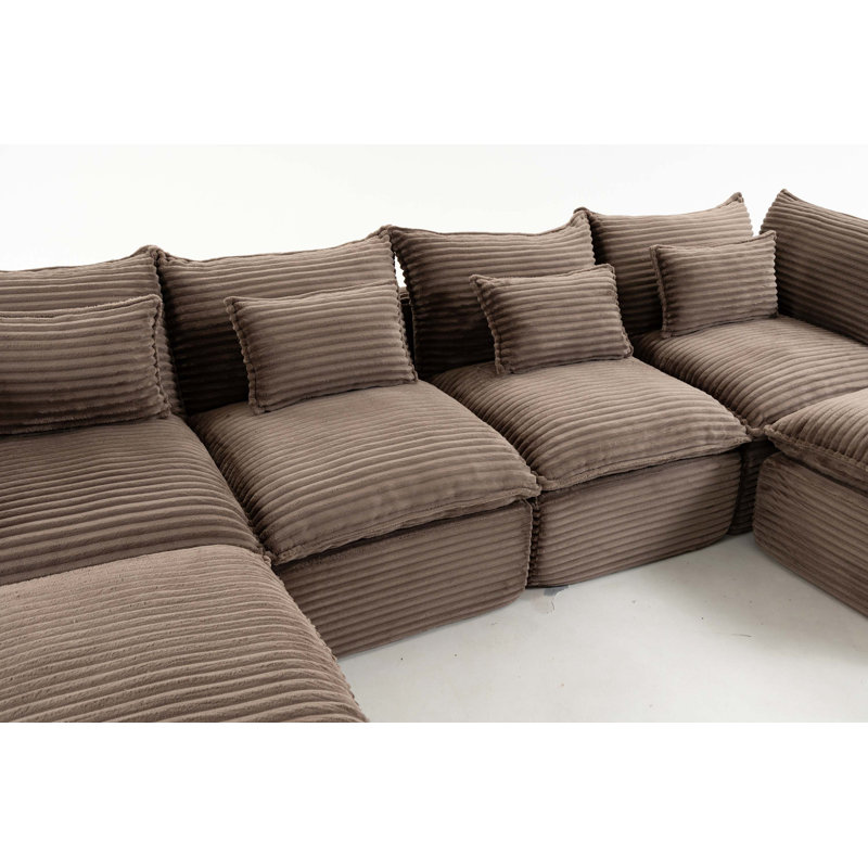 Canapé modulaire Cloud Couch, Khaki Corduroy