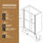 72" High 54" Wide Double Sliding Shower Door With Aluminum Frame, 1/4" Tempered Glass, - Shatter Film, Dual Stainless Handles, Reversible Install, Adjustable Width, Waterproof, Corrosion Easy