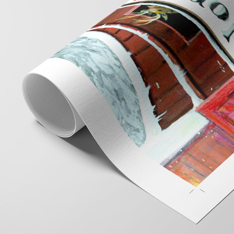The North Pole -Canvas Print Only - NOT FRAMED