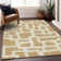 Premium Machine Washable Prisco Gold Rug