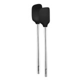 Flex-Core Mini Spatula & Spoonula Wood Handle - Apricot