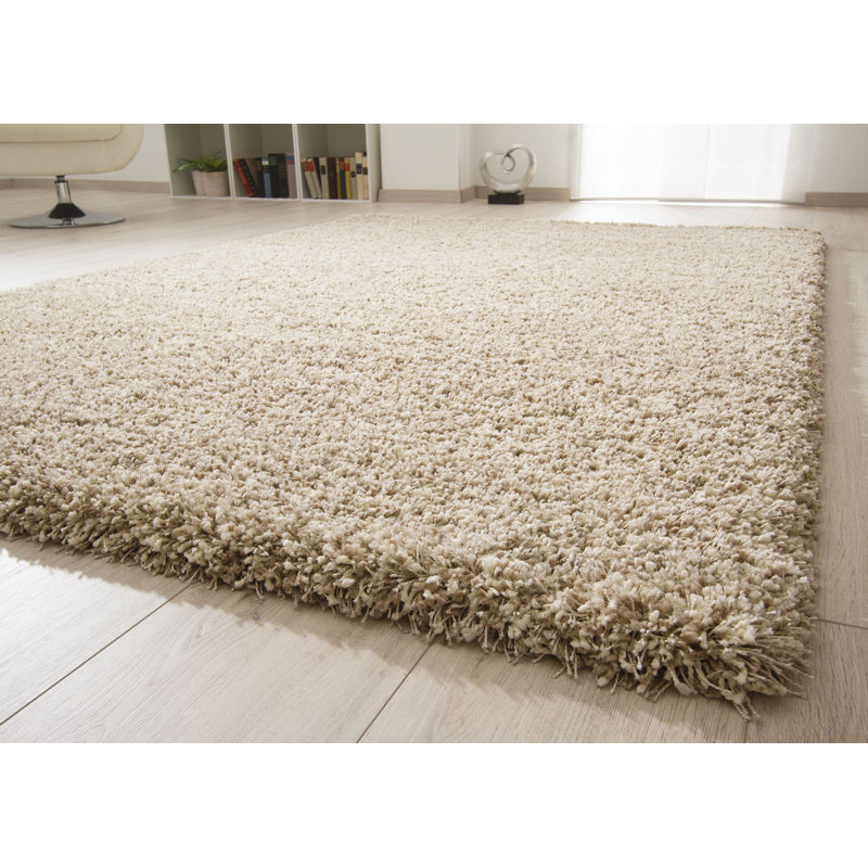 Kenyon Solid Colour Shag Area Rug, Rectangle 65 x 130cm