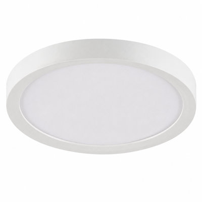 Plafonnier DEL 11,8 po, 12 W, 1 200 lm, 5 TCC, homologué pour l'humidité, JA8 / T24 / UL / RoHS