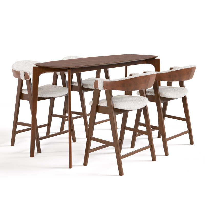 Decimus Gateshead 5-Piece Dining Table Set