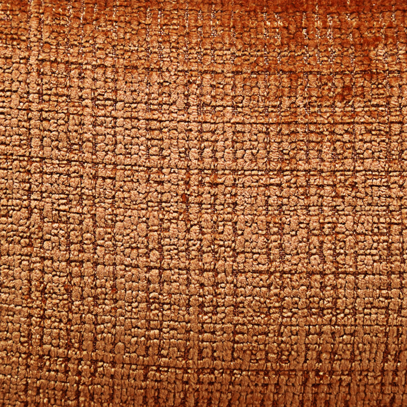 Fauteuil à billes rond avec repose-pieds, Orange