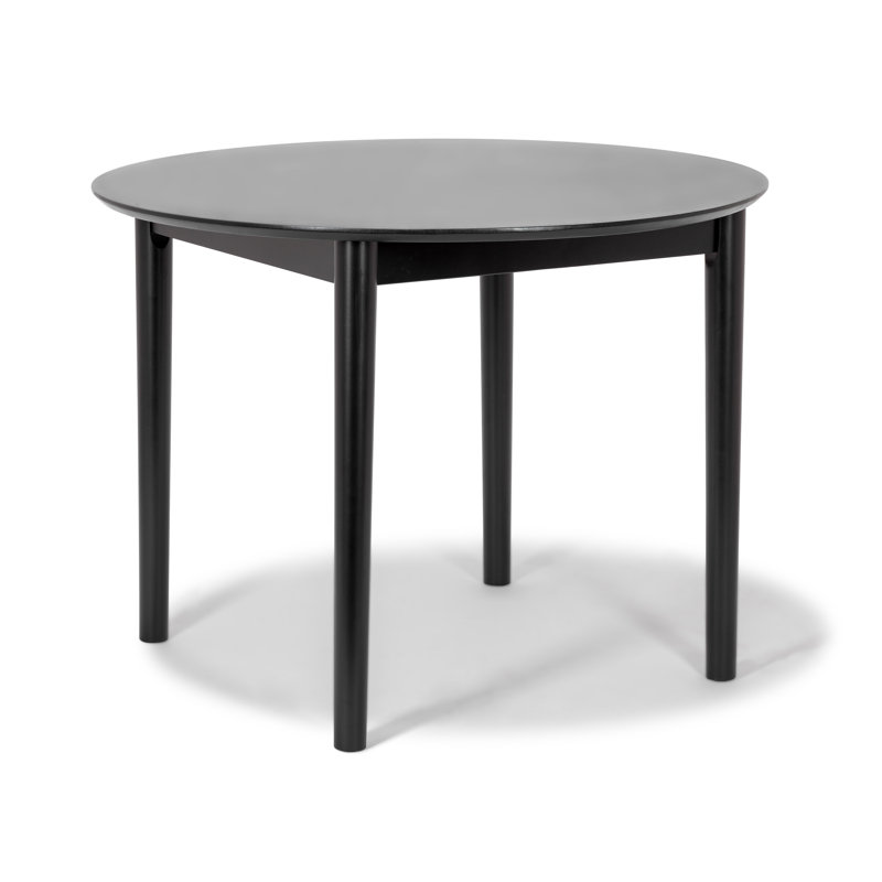 Alvils Round Solid Wood Dining Table
