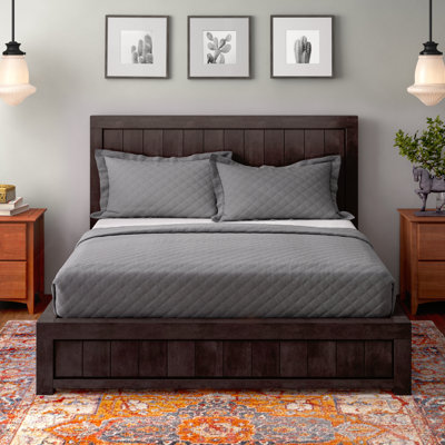 Solid Wood Platform Bed