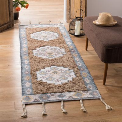Joppatowne Hand Loomed Wool Southwestern Rug