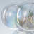  Yader 1-Light Dimmable Bubble Chandelier with Colored Glass Globe (Bulb Included)-952415282