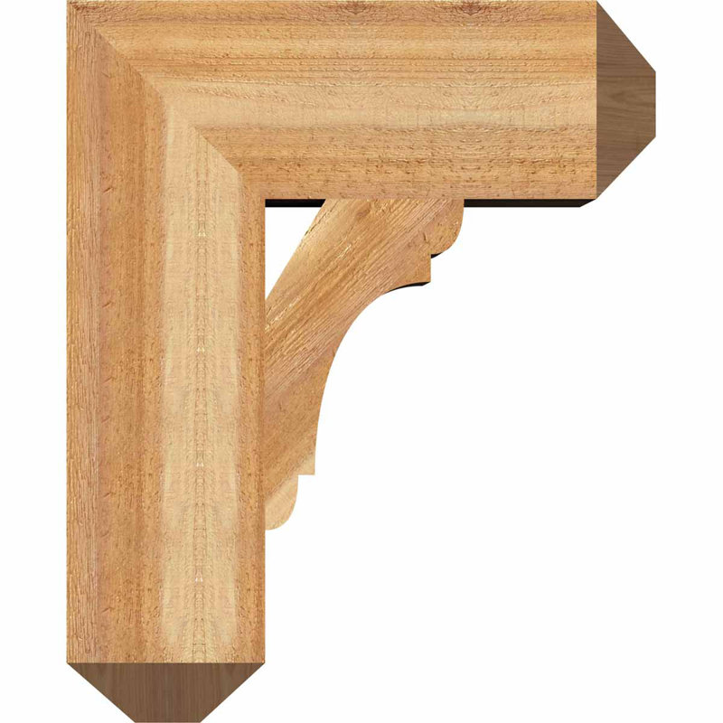 Support pour scie rugueuse Western C 6, l 6 po x P 18 po x H 22 po, H 22 po x l 6 po x P 18 po, Cèdre rouge de l'Ouest (brut)