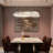 Dimmable light Ring Crystal Chandelier with LED lights