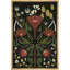 Abstrait botanique rétro, illustrations florales de papillons botaniques sur-99141863-99141864