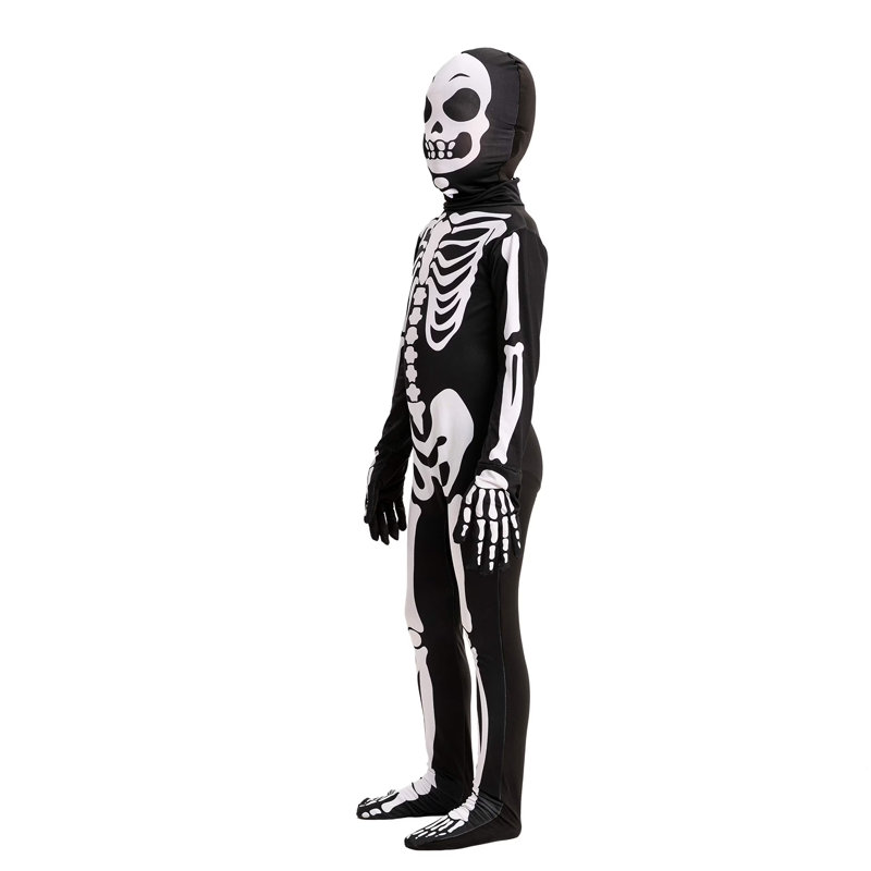 Déguisement de garçon squelette d'Halloween M, M