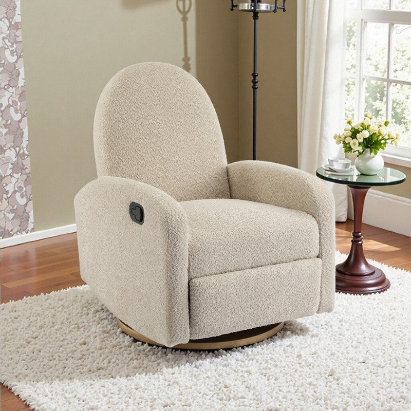 Fauteuil inclinable et pivotant standard 360, Amande