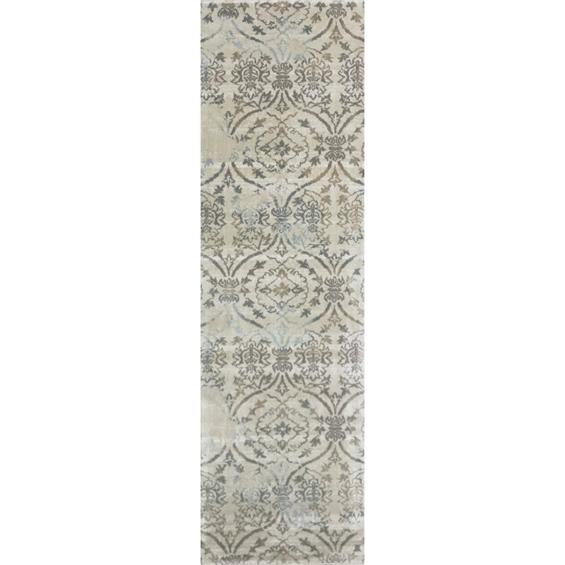 Tapis beige Green Bay, Tapis de couloir 2 pi 2 po x 7 pi 7 po