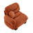 Flora Sofa LSF Chenille -Orange