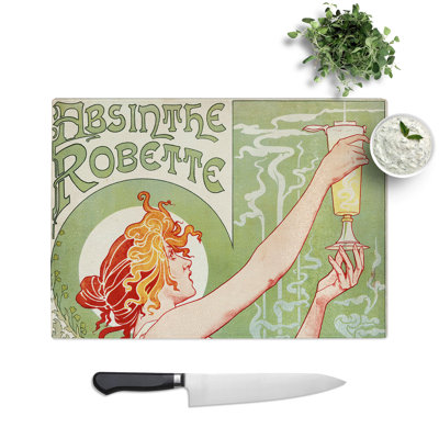 Absinthe by Henri Privat-Livemont Chopping Board