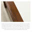 Table de salle à manger de style américain avec plateau en pierre frittée et structure en bois massif-497764668