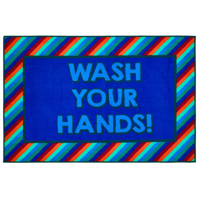KID$Value Tufted Blue/Red Area Rug