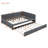 Bed Frame, Upholstered Daybed With Trundle-707301418-707301417