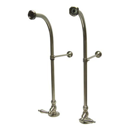 Kingston Brass Vintage Rigid Freestand Supplies with Stops and Lever Handles