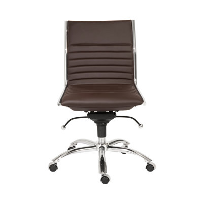 Naida Faux Leather Swivel Task Chair