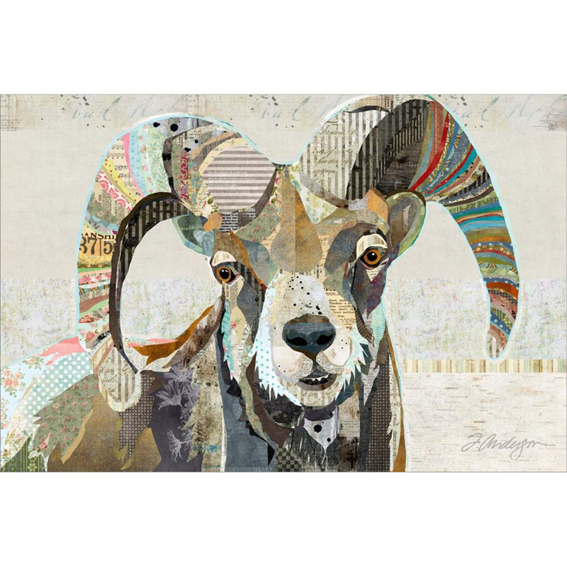 «Wild Bighorn Sheep» par Traci Anderson - impression sur toile tendue