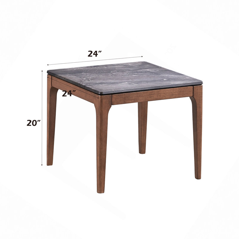 Engineered Stone Top & Finish End Table