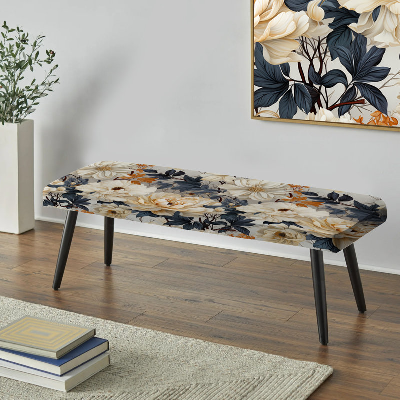 Banc rembourré Ethereal Blooms - Plants