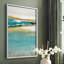 Reproduction encadrée Aqua Quartz V1 - bois massif-803964979-803964983
