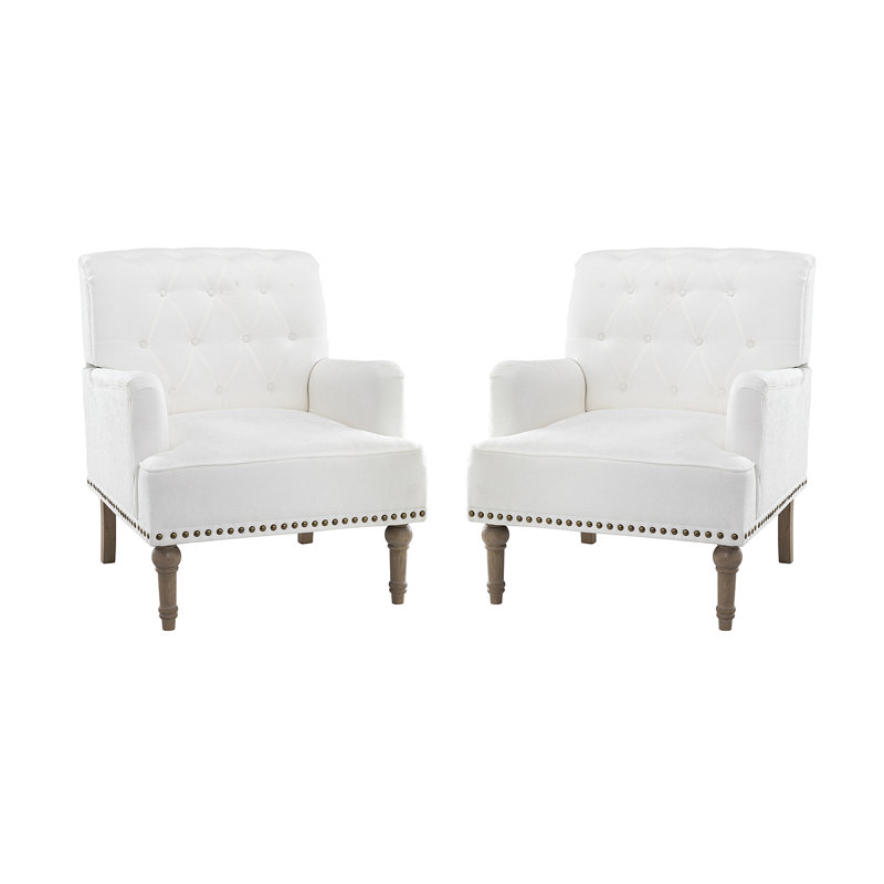 Fauteuil Wilkey, Polyester ivoire