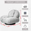 Fauteuil pivotant 30,3 po