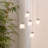 Atkin 5 - Light Nickel Cluster Pendant