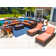 Yussuf 15 - Person Modular Patio Conversation Sets with Cushions