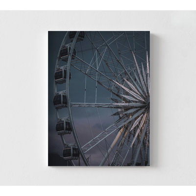 Ferris Wheel Photo Bedroom Decor, Carnival Night Photo Office Wall Art, Night Photography Wall Art, Ferris Wheel Guest Bedroom Decor