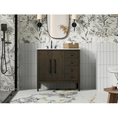 Meuble-lavabo simple 36 po