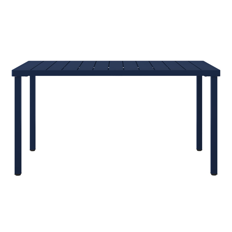 Table de salle à manger rectangulaire 59 po x 35,4 po, Marine