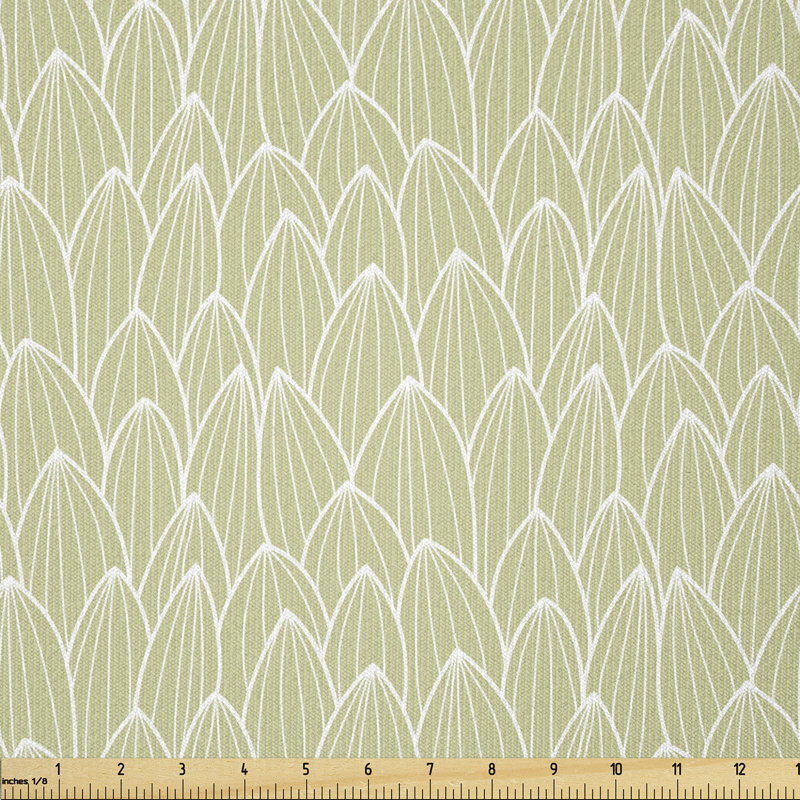 Deelip Cactus Grid Exotic Succulent Multi-Purpose Fabric