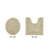 Lux Premium 100% Cotton 2370 GSM 2-Piece Bath Rug Set, Ultra Soft Super Absorbent Reversible Tufted Bathroom Mats, Machine Washable, OEKO-TEX® Certified Bath Rugs for Bathroom, Shower & Tub, Sand-2043634116-2096422271