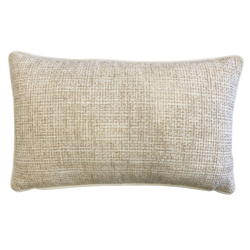 Pelagios Rectangular Pillow Cover & Insert, Cream