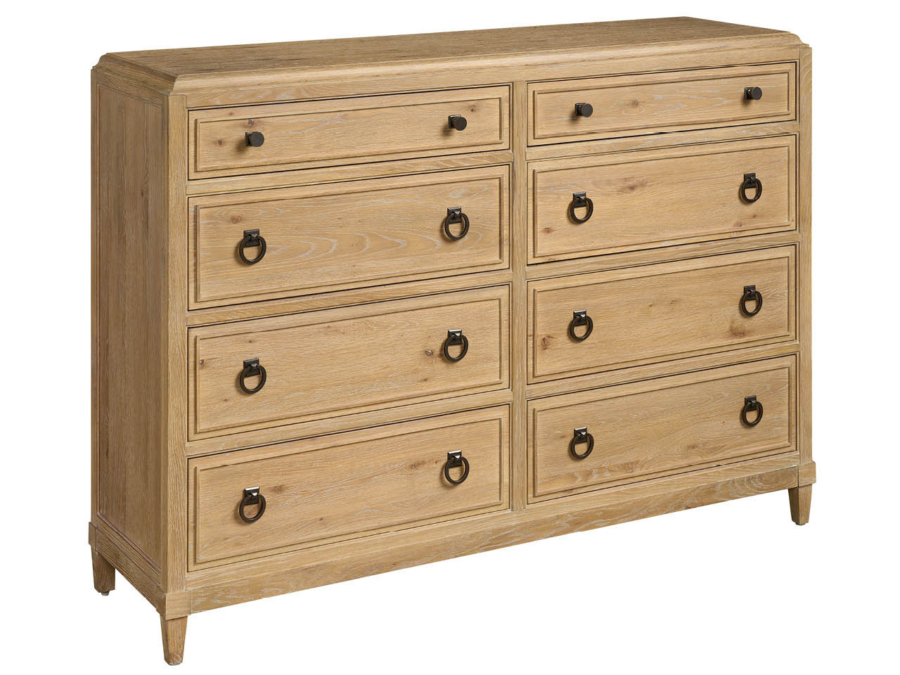 Hayes 8 Drawer Dresser, Tan