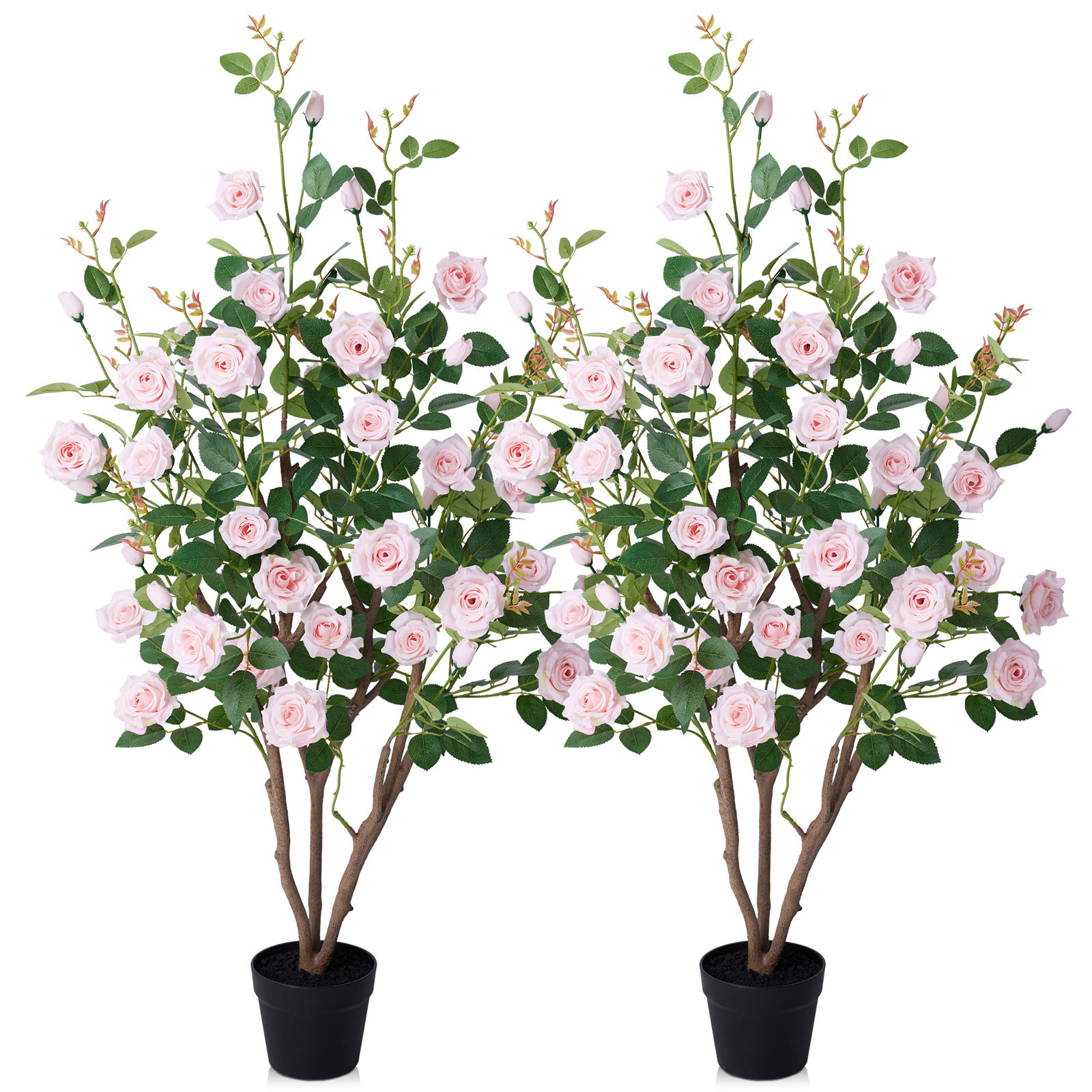 Ashwell UV Resistant Rose Tree, Pink, 48 (in) x 28 (in)