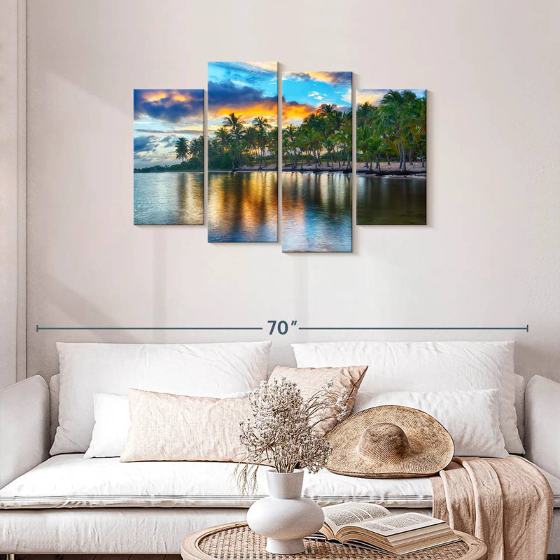 Anse Champagne Palm Beach, H 27 po x l 43 po