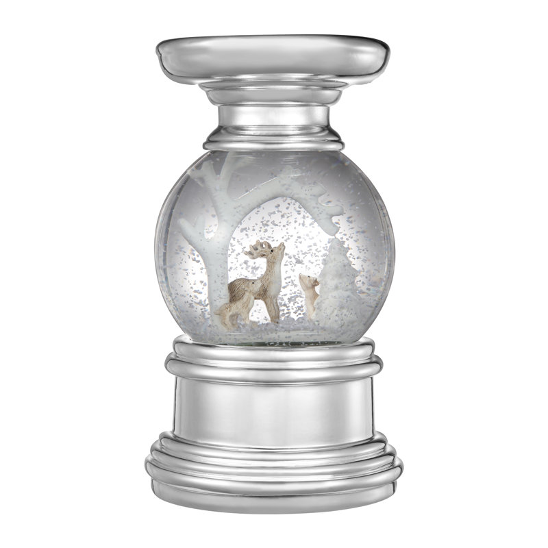Bougeoir boule de neige Snowburst, cerf