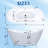 Freestanding 67 - Inch Gloss White Acrylic Bathtub, Oval Shape, Overflow And Pop Up Drain, Versatile For Bathroom Styles, Safe Product Tub, Freestanding, Oval, Center Contemporary Style, Spacious